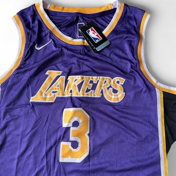 NWT- Anthony Davis #3 Los Angeles Lakers Jersey Size 54 (XL) - Picture 2 of 5